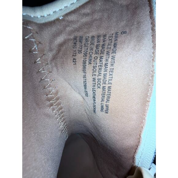 Universal Thread Womens Size 8 Kay Western Cowboy Side Zip Beige Ankle Boots - Picture 10 of 12